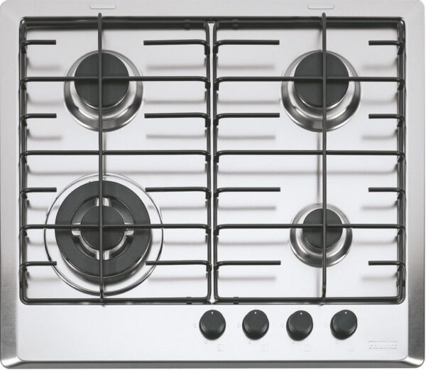 Plita incorporabila Franke Multi Cooking 600 FHM 604 3G TC XS E, 4 arzatoare gaz, 60 cm, Inox