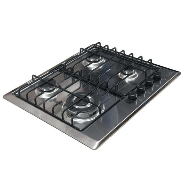 Plita incorporabila Franke Multi Cooking 600 FHM 604 3G TC XS E, 4 arzatoare gaz, 60 cm, Inox