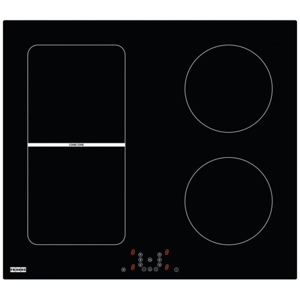 Plita incorporabila Franke Maris FHMR 604 2I 1FLEXI, 4 zone inductie (1 Flexi), 59 x 52 cm, Touch Control, Sticla neagra