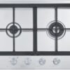 Plita incorporabila Franke Neptune FHNE 1204 3G TC XS C , 4 arzatoare gaz, Fonta, 109 cm, Inox 106.0064.312 6600067