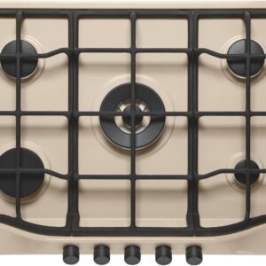 Plita incorporabila Franke Trend Line 750 FHTL 755 4G TC OA C , 5 arzatoare gaz, 75 cm, Gratare fonta, Avena