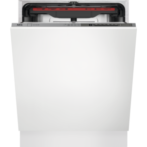 Masina de spalat vase total incorporabila AEG FSE52910Z, 14 seturi, AirDry, Sertar MaxiFlex, Latime 59.6 cm, 5 programe, Usa slide, Motor inverter, Afisaj digital, Indicator luminos pe podea, Clasa A++