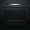 Cuptor incorporabil Bosch Serie 6 HBA5370B0, Electric, 71 l, Clasa A, 7 functii, AutoPilot10 - 10 programe automate, EcoClean Direct (1), LCD, TouchControl si butoane retractabile, 1 suport telescopic, Negru