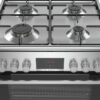 Aragaz Bosch HXN39BD50, Mixt, 4 arzatoare gaz, Cuptor electric, 7 Functii, Display, 1 suport telescopic, Inox