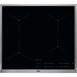 Plita incorporabila cu inductie AEG IAE64413XB, 4 zone de gatit, Conexiune Hob2Hood, 60 cm, Negru