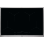 Plita incorporabila cu inductie AEG IAE84411XB, 4 zone de gatit, Conexiune Hob2Hood, 80 cm, Negru