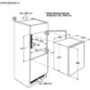 Frigider incorporabil Electrolux ERN1300FOW, 126 l, A+, H 88 cm