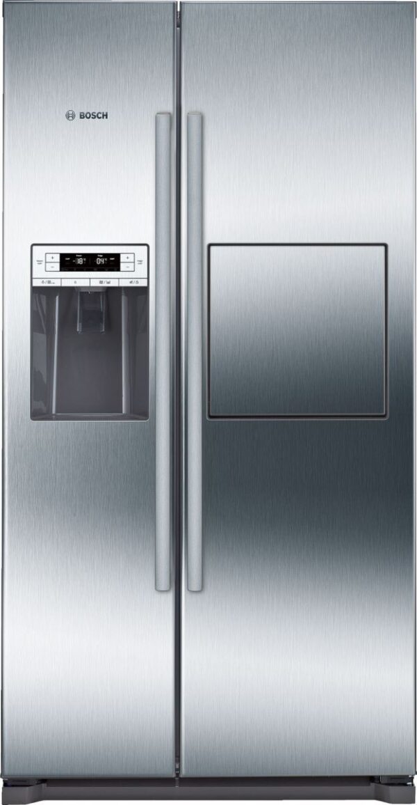 Frigider Side by Side Bosch Serie 6 KAG90AI20, 522 l, No Frost, A+, Dozator apa si gheata, homeBar, Inox