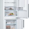 Combina frigorifica Bosch KGE36VW4A, Low Frost, 302 l, A+++, VitaFresh, ChillerBox, H 186 cm, Alb