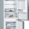 Combina frigorifica Bosch KGE39VI4A, Low Frost, 337 l, A+++, VitaFresh, ChillerBox, H 201 cm, Inox EasyClean