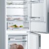 Combina frigorifica Bosch KGE49VI4A, Low Frost, 413 l, A+++, VitaFresh, ChillerBox, L 70 cm, H 201 cm, Inox EasyClean