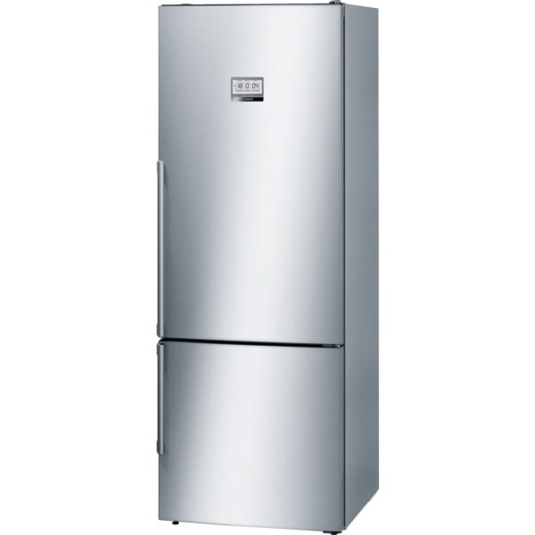 Combina frigorifica Bosch KGF56PI40, No Frost, VitaFresh, Premium TouchControl, 480 l, A+++, H 193 cm, Inox