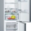 Combina frigorifica Bosch KGN39LM35, No Frost, 366 l, Clasa A++, H 203 cm, Inox