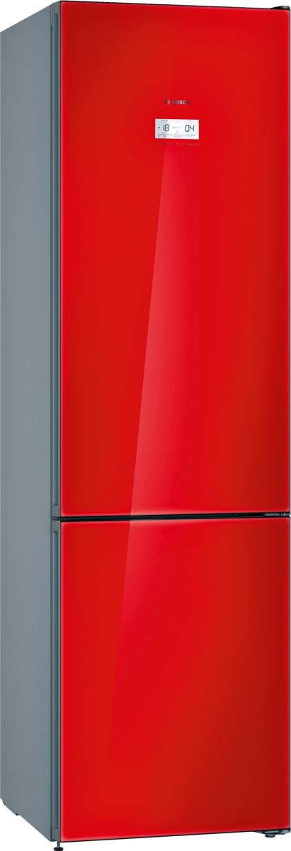 Combina frigorifica Bosch KGN39LR35, No Frost, 366 l, Clasa A++, H 203 cm, Rosu
