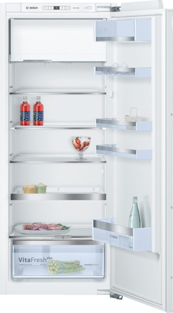 Frigider incorporabil Bosch KIL52AF30, FreshSense, 228 l, Clasa A++, VitaFresh plus, H 140 cm, Alb