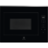 Cuptor cu microunde incorporabil TouchOpen Electrolux KMFD264TEX 25 L, Control electronic, 900 W, Grill, Afisaj digital, Avertizare sonora, Timer, Negru/ Inox antiamprenta