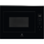 Cuptor cu microunde incorporabil TouchOpen Electrolux KMFD264TEX 25 L, Control electronic, 900 W, Grill, Afisaj digital, Avertizare sonora, Timer, Negru/ Inox antiamprenta