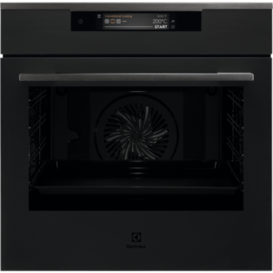 Cuptor incorporabil multifunctional Electrolux KOEAP31WT, Electric, 71 L, 17 functii, Conectivitate WI-FI indoor, Autocuratare pirolitica, Panel frontal de sticla, Afisaj digital TFT ACTIV- Control touch dinamic, Retete predefinite, Sonda temperatura, Grill, Convectie, Clasa A++, Negru mat