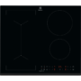 Plita incorporabila Electrolux LIV63431BK, Inductie, 4 zone de gatit, Control touch, Functie punte, Booster, Timer electronic, Child lock, Latime 60 cm, Negru