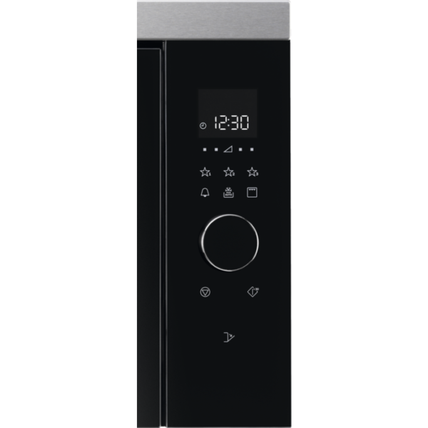 Cuptor cu microunde incorporabil AEG MBE2658DEM, 25 L, 5 nivele de putere, Control electronic, 900 W, Grill (800 W), Afisaj digital, Timer electronic, Negru/Inox antiamprenta