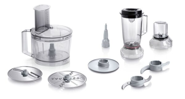 Robot de bucatarie Bosch MCM3501M, 800 W, Blender 1 l, Bol 2.3 l, Negru / Inox