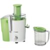 Storcator de fructe si legume Bosch MES25G0, 700 W, 2 viteze, 1.5 l, Alb/Verde