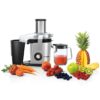 Storcator de fructe si legume BOSCH VitaJuice MES4010, 1200 W, Cutit ceramic, 3 viteze, 1.5 l, Argintiu/Negru