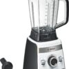 Blender Bosch VitaBoost MMMBH4P3W, 1600W, 31500 rpm, 2 l, Pulse, vas Tritan, Alb/Negru