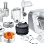 Robot de bucatarie Bosch MUM54251, 900 W, 7 viteze, Bol 3.9 l, Blender 1.25 l, Acc. tocat, Alb