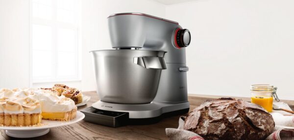 Robot de bucatarie Bosch OptiMUM MUM9BX5S22, 1500W, 5,5 l , 7 viteze, Cantar, Timer, Inox