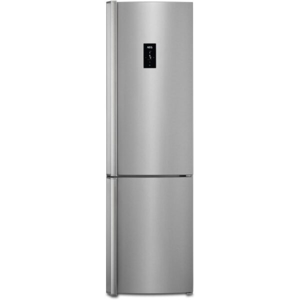 Combina frigorifica AEG RCB83724MX, No Frost Inteligent, 341 l, Clasa A++, Display, H 200 cm, Inox antiamprenta