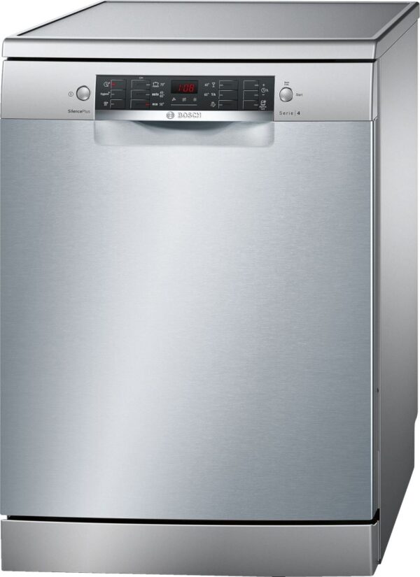 Masina de spalat vase Bosch SMS46LI04E, Independenta, 13 seturi, 6 programe, A++, 60 cm, Inox antiamprenta