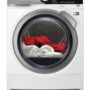 Uscator de rufe AEG T8DBC49S, Condensare si pompa de caldura, 9 kg, A++, Inverter,Alb