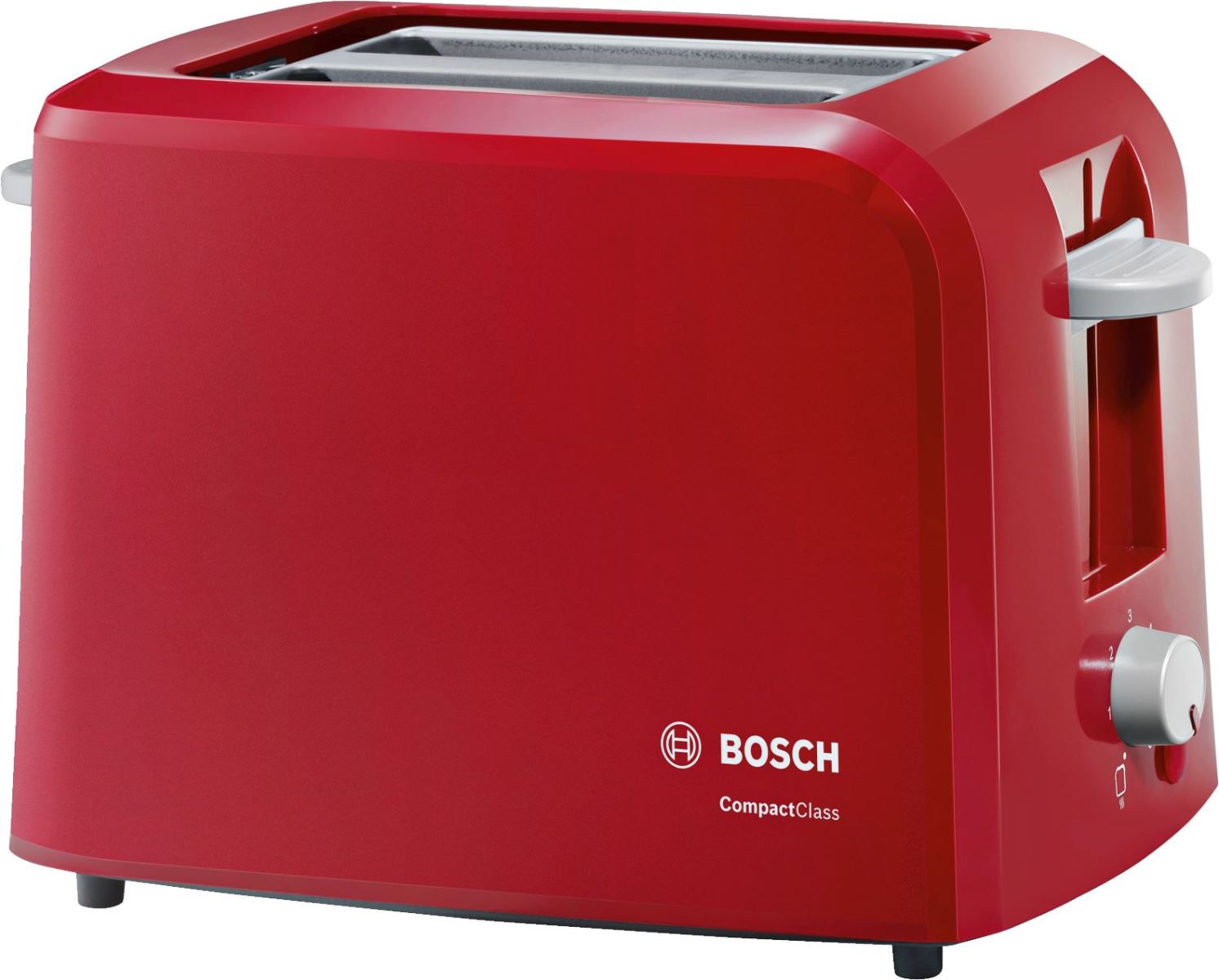 Prajitor de paine Bosch CompactClass TAT3A014, 980 W, Rosu