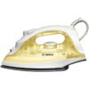Fier de calcat Bosch TDA2325, Palladium glissee, 1800 W, Alb/Galben