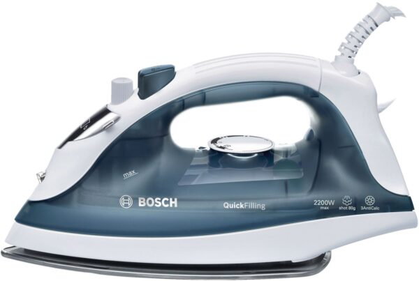 Fier de calcat Bosch TDA2365, Palladium-Glisee, 2200 W, Alb/Gri