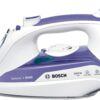 Fier de calcat Bosch Sensixx'x DA50 TDA5024010, Ceranium-Glissee, 2400 W, Alb/Albastru