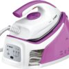 Statie de calcat Bosch Serie 2 TDS2110, 2400 W, Palladium-Glissée, 4,3 bar, i-Temp Advanced, super-jet abur 180 g/min, 1,5 l, Calc'nClean Easy, Eco, alb/roz