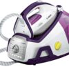 Statie de calcat Bosch ProHygienic TDS8040, 2400 W, Ceranium Glissée Pro, 7 bar, HygienicSteam, i-Temp, 120 g/ min, 3 jeturi de abur max 500 g, 1,8 lt, Calc'c clean Perfect (timer si sistem colector), culori: alb / /mov / argintiu