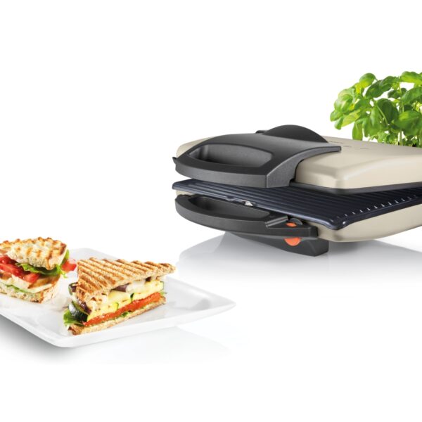 Grill Bosch TFB3302V, 1800 W, termostat reglabil, Negru/Aluminiu