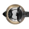 Fierbator de apa Bosch TWK7808, 2200 W, 1.7 l, cană din inox, filtru anti-calcar detasabil din inox, Auriu/negru