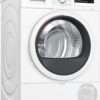 Uscător de rufe cu condensare şi pompă de căldură Bosch Serie 4 WTR85V10BY, 8 kg, Control electronic, Display LED, Filtru EasyClean, Clasa A++, Alb