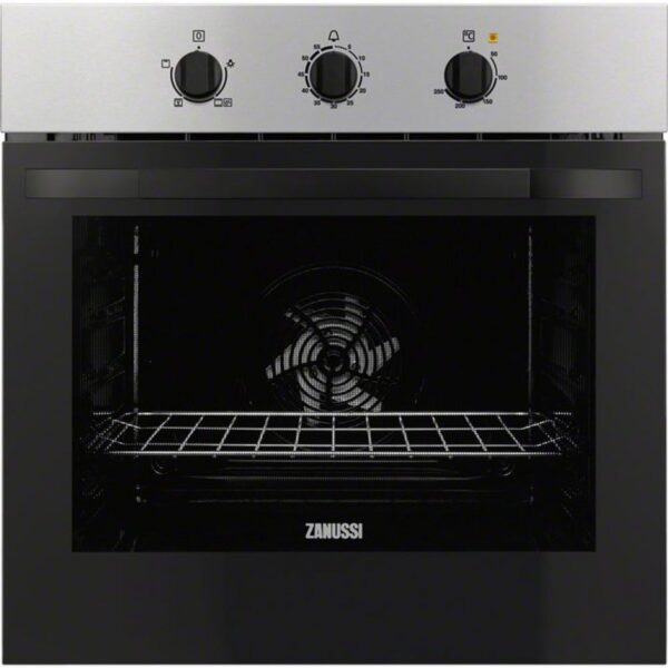 RVX Cuptor incorporabil Zanussi ZOB 21031 XA, Multifunctional, 70l, Convectie, Timer, Inox/Negru