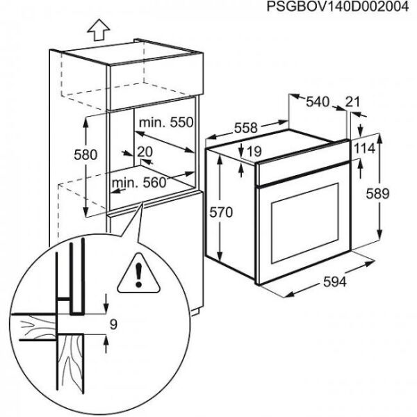 Cuptor incorporabil Zanussi ZOB35701XU, Electric, 8 functii, 57 l, clasa A, timer, afisaj digital, inox antiamprenta