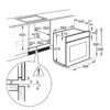 Cuptor incorporabil Zanussi ZOB442X, Multifunctional, 3 functii, 60l, Clasa A, Convectie, Timer, Inox