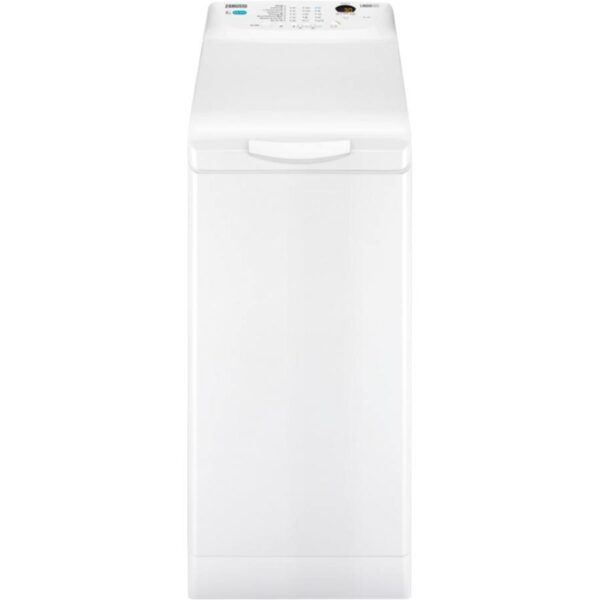 Masina de spalat rufe verticala Zanussi ZWQ61225CI, 6 kg, 1200 rpm, display LCD, Fuzzy Logic, clasa A++, Alb