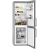 Combina frigorifica AEG RCB53426TX, No Frost Inteligent, No Frost Inteligent, 311 l, Clasa A++, Display, H 185 cm, Inox antiamprenta